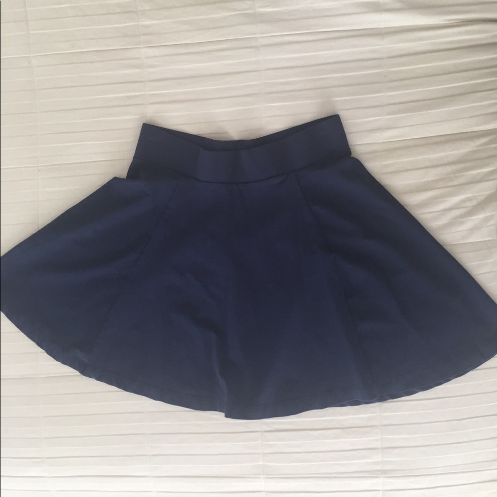 Navy Skater Skirt